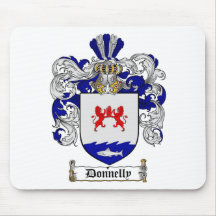 DONNELLY FAMILY CREST -  DONNELLY COAT OF ARMS MOUSE MAT