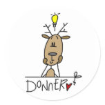 Donner Reindeer T-shirts and Gifts Stickers