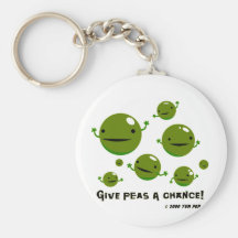 Donnez à des pois une occasion porte-clefs