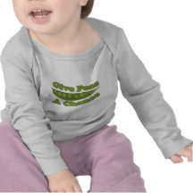 Donnez à des pois une occasion t-shirts