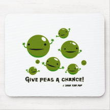 Donnez à des pois une occasion tapis de souris