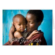 Donnez le cadeau de la vie - donnez un filet de li cartes