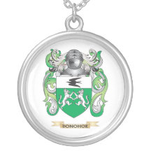 Donohoe Coat of Arms Personalized Necklace
