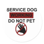 DONOTPET1 STICKERS