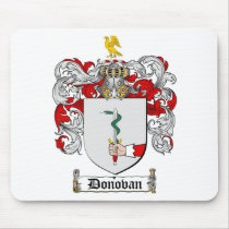 DONOVAN FAMILY CREST -  DONOVAN COAT OF ARMS MOUSE MATS