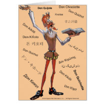 DONQUIXOTE IN TRANSLATION - 400 YEARS - Cervantes Card