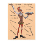 DONQUIXOTE IN TRANSLATION - 400 YEARS - Cervantes Post Cards