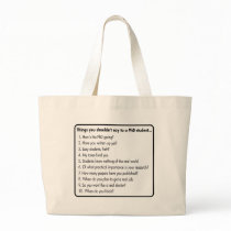 Don't ask a PhD Canvas Bags