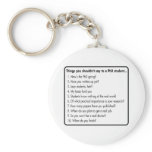 Don't ask a PhD Keychain