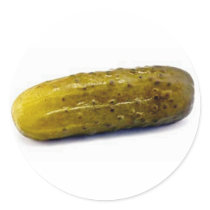 Dont be a Dill Pickle Round Stickers