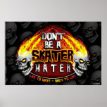 Don't Be A Skater Hater 23X35 Poster posters