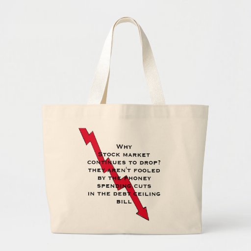 Don't be fooled by phoney spending cuts canvas bags