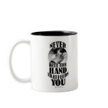 Don't Bite that Hand Coffee Mug
