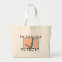 Dont bite the hand that TUBES YA Tote Bag