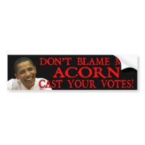 Dont Blame Me, ACORN Cast Your Votes! (Obama)