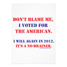 Don't Blame Me... Announcements