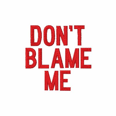 Don't Blame Me Polo Shirt by wierka