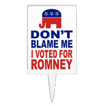 Don't Blame Me I Voted For Romney