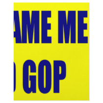 Don't Blame Me I Voted GOP Personalized Letterhead