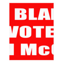 Don't Blame Me I Voted McCain Letterhead