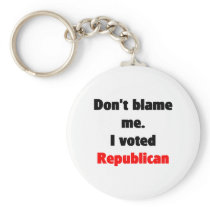 Don't blame me (Republican) Keychain