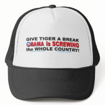 Don't Blame Tiger Obama is Screwing the Whole Coun Mesh Hat