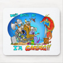 Don't Bother Me I'm Gaming Mousepads