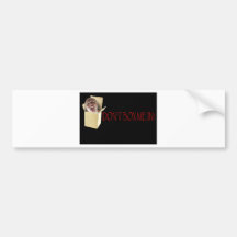 Don't box me in! bumper sticker