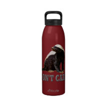 DON'T CARE Honey Badger Reusable Water Bottle