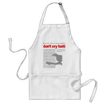 Don't Cry Haiti - Help Haiti on Earthquake Relief Aprons