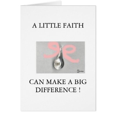 DON'T CRY. HAVE FAITH -  CARD by artistlady4u2c