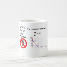 Don't Drink and Derive Coffee Mugs