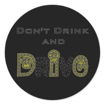 Don't Drink and Drive Sticker