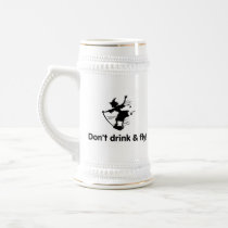 Dont Drink And Fly Flying Witch Coffee Mug