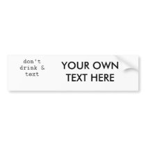 don't drink and text