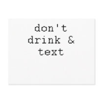 don't drink and text