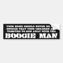 Don't drive your children to run away bumper stickers