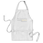 don't eat the yellow snow apron