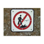 Don't Fall off the Cliff Postcard