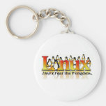 Don't fear the Penguins Keychain