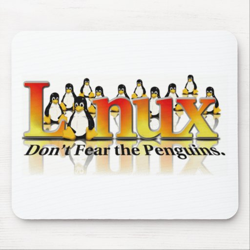 Don't fear the Penguins Mouse Pads