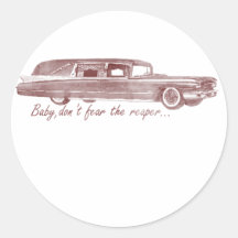 Don't fear the reaper Hearse Design Stickers