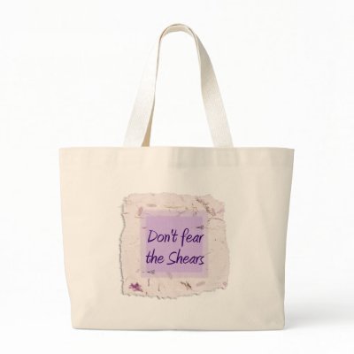 Don't fear the Shears Beautician Tote Bag by occupationtshirts