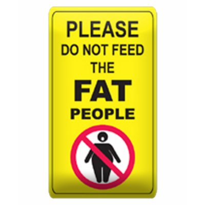 Don't Feed Fatty Shirt by GreasyGrandma