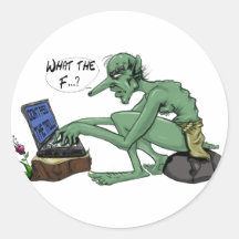 Don't feed the troll sticker