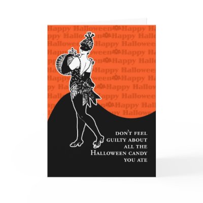 Don't Feel Guilty About Halloween Candy Card by cfkaatje