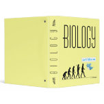 "don't follow me" BIOLOGY Binder Evolution, yellow