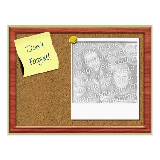 Don't Forget Photo Template Post Cards