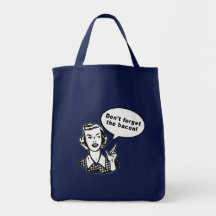 Don't Forget the Bacon! Fun Bacon Design Bags