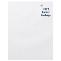 Don't Forget The Garbage Reminders Custom Flyer